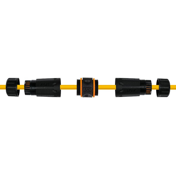Conector De Cable De Red Logilink, Exterior, Cat.6a, Resimente Al Agua Ip68.
