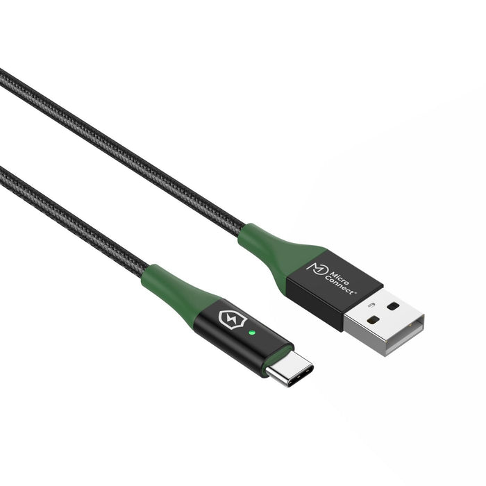 EAN 5715063388242 - Microconnect MC-SMART USB-A-C-01 cable USB USB 2.0 1 m USB A USB C Negro, Verde imagen 3