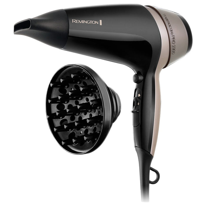 EAN 4008496985357 - Remington Thermacare Pro 2300 secador 2300 W Negro, Marrón imagen 1