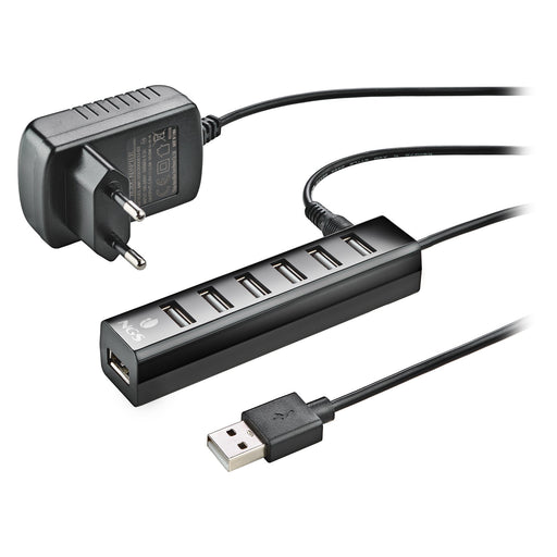 EAN 8435430621051 - NGS IHUB7 TINY USB 2.0 480 Mbit/s Negro imagen 1