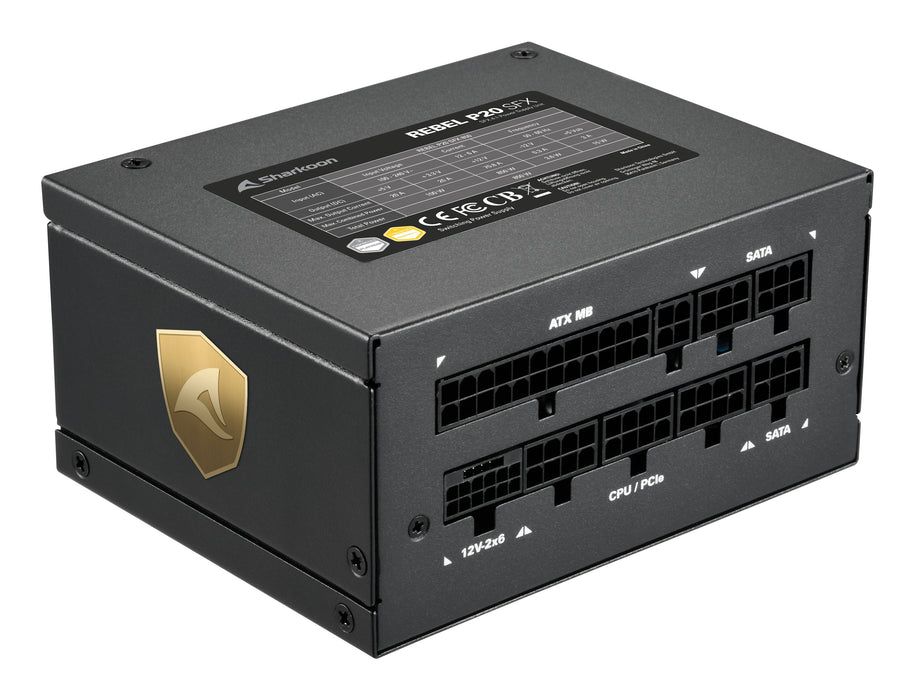 EAN 4044951040674 - Sharkoon Rebel P20 SFX unidad de fuente de alimentación 1000 W 24-pin ATX Negro imagen 6