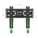 EAN 4603728440217 - ONKRON TM4-B soporte para TV 109,2 cm (43") Negro imagen 3