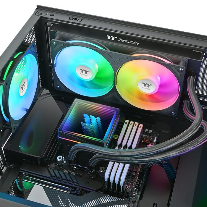 Refrigeración Líquida Cpu K Thermaltake Th240 V3 Argb Sync Aio Negro