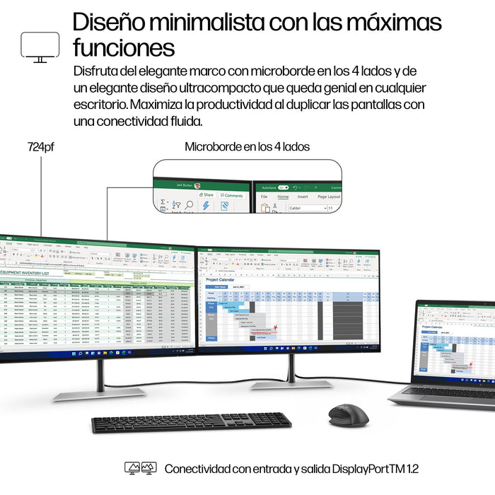 EAN 5715063475935 - HP Series 7 Pro 23.8 inch FHD Monitor - 724pf pantalla para PC 60,5 cm (23.8") 1920 x 1080 Pixeles Full H imagen 5