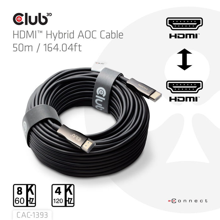 EAN 8719214473464 - CLUB3D CAC-1393 cable HDMI 50 m HDMI tipo A (Estándar) Negro imagen 2
