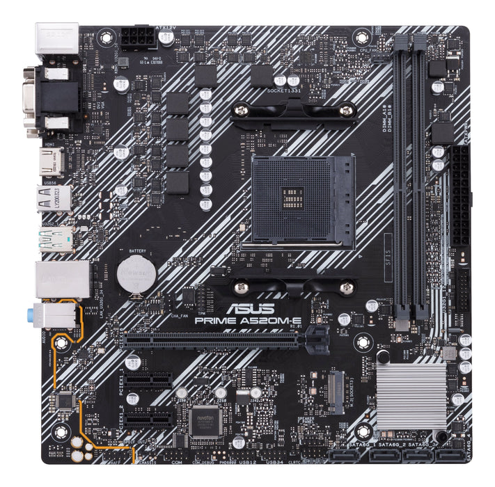 Asus Prime A520m-E/Csm Amd A520 Zócalo Am4 Micro Atx
