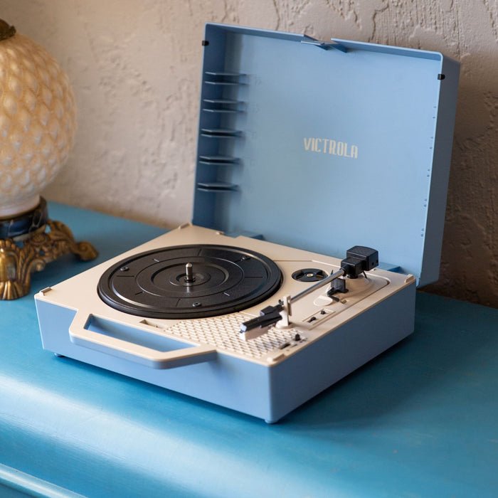 EAN 5060647650643 - Victrola Re-Spin Tocadiscos de tracción por correa Azul imagen 7