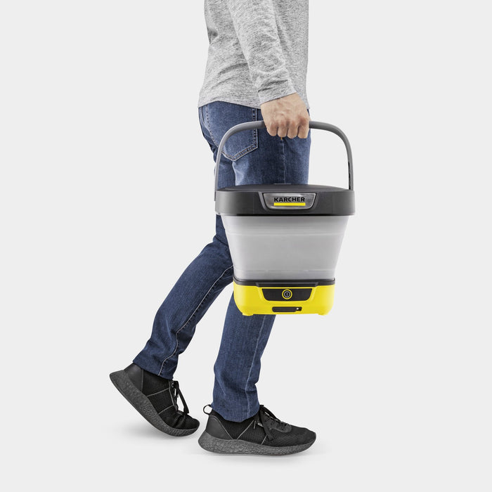 EAN 4066529004277 - Kärcher OC 3 FOLDABLE Limpiadora de alta presión o Hidrolimpiadora Compacto Batería 120 l/h Negro, Blanco imagen 4