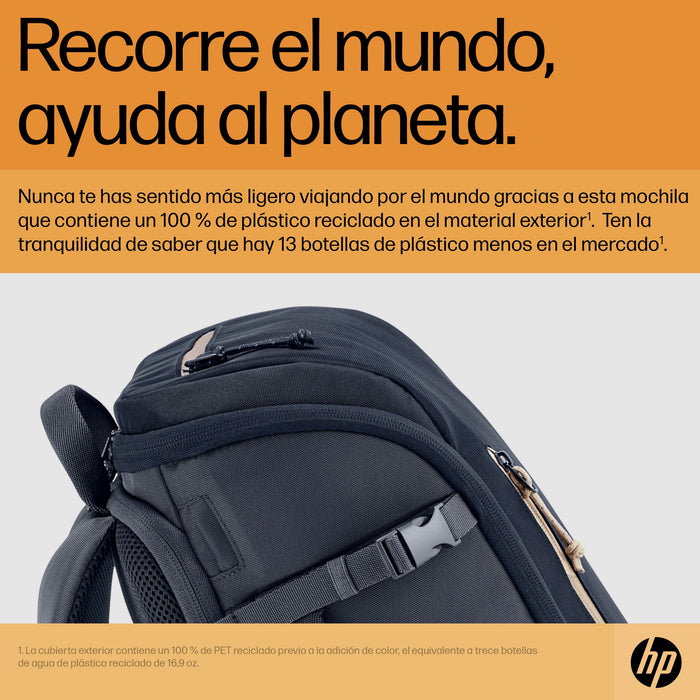EAN 0196548661084 - HP Travel 25 Liter 15.6 Blue Night Laptop Backpack 39,6 cm (15.6") imagen 5