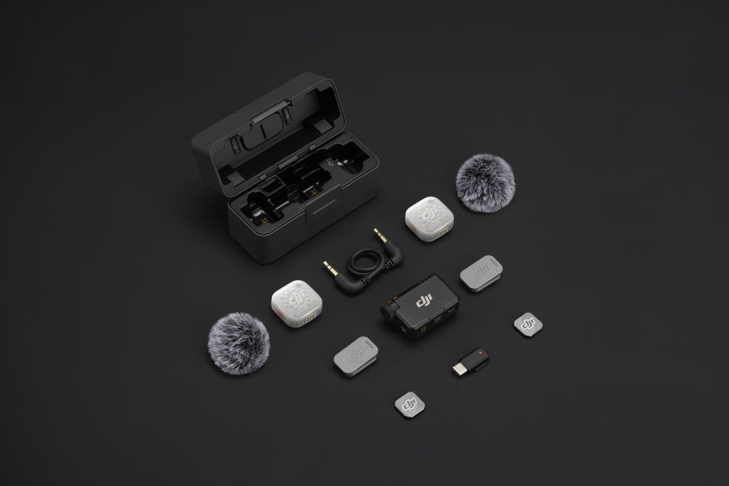 Micrófono Inalámbrico Dji Mic Mini 2s Bluetooth 5.3 2 Tx + 1 Rx Estuche De Carga