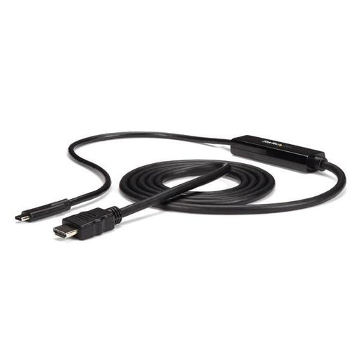 EAN 0065030865128 - StarTech.com CDP2HDMM1MB adaptador de cable de vídeo USB Tipo C Negro imagen 1