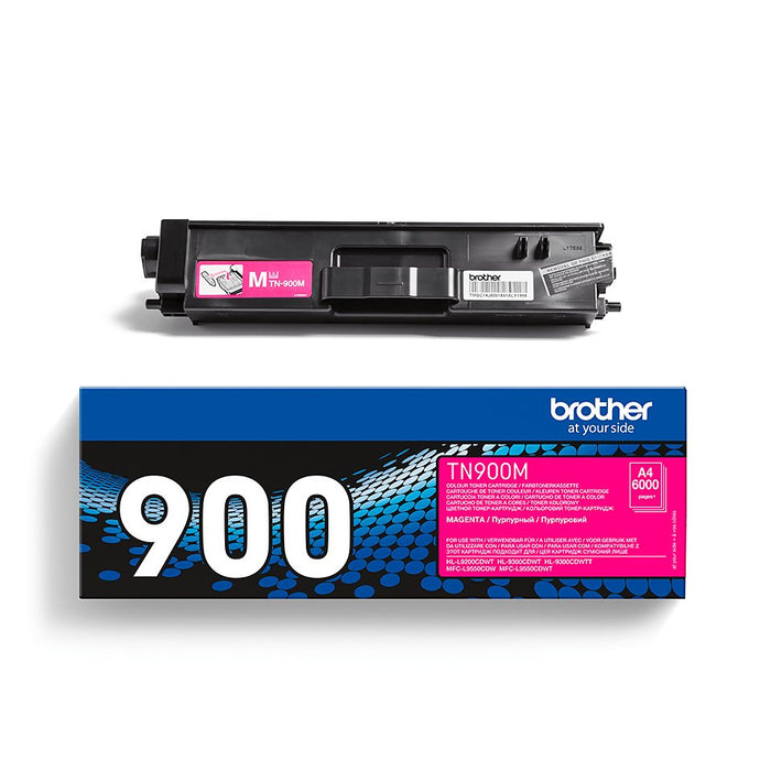 EAN 4977766735117 - Brother TN-900M cartucho de tóner 1 pieza(s) Original Magenta imagen 4