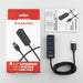 EAN 8595247906212 - Axagon HUE-M1AL hub de interfaz USB 3.2 Gen 1 (3.1 Gen 1) Type-A 5000 Mbit/s Negro imagen 6