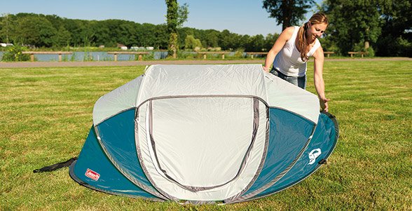 EAN 3138522113230 - Coleman Galiano 4 FastPitch Pop Up Tienda desplegable 4 personas(s) Verde, Gris imagen 6