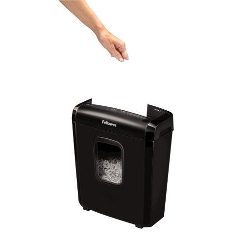 EAN 0043859743568 - Fellowes Powershred 6M triturador de papel Microcorte Negro imagen 4