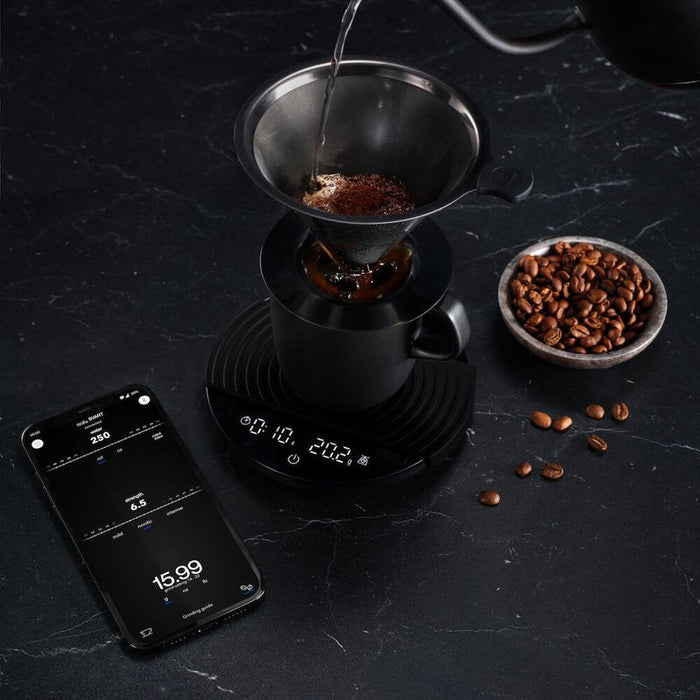 Wilfa Präzisions-Küchenwaage Uni (Negro, Bis 2 Kg, Timer, Usb-C) 605928