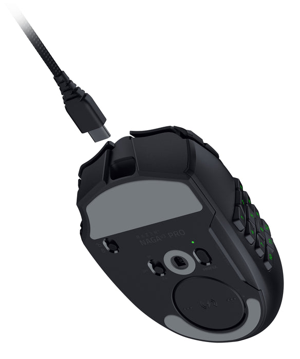 Ratón Razer Naga V3 Pro Juego Mano Derecha Rf Wireless + Bluetooth + Usb Type-C Óptico 50000 Dpi