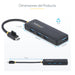 EAN 0065030912136 - StarTech.com H5C4A-USB-HUB hub de interfaz USB 3.2 Gen 1 (3.1 Gen 1) Type-C 5000 Mbit/s Negro imagen 16