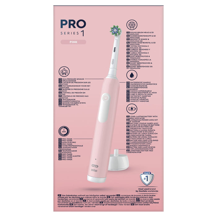 Cepillo  Oral-B Series Pro 1 Pink Eléctrico
