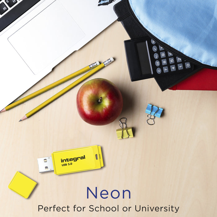 Memoria Usb 3.0 Neon Amarillo 32gb 10mb/S En É