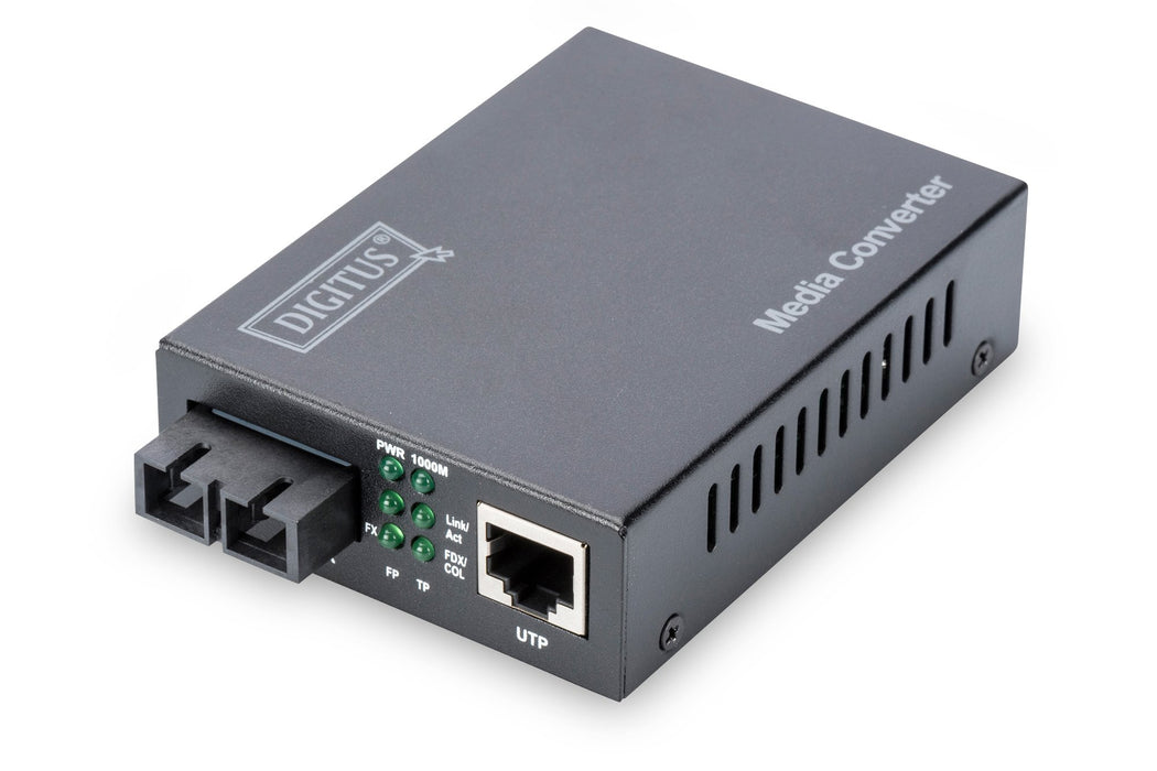 EAN 4016032293132 - Digitus DN-82121-1 convertidor de medio 1000 Mbit/s 1310 nm Monomodo Negro imagen 1