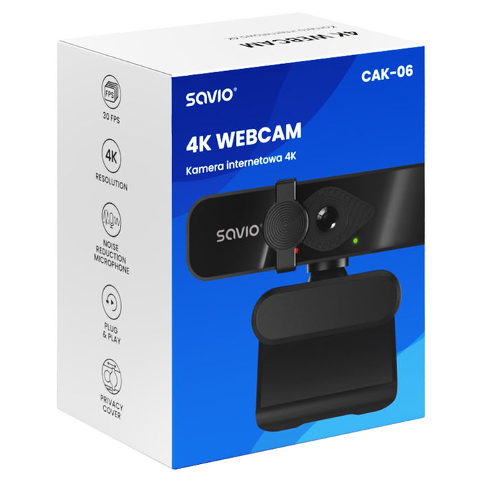 Cámara  Savio Web 4k Cak-06