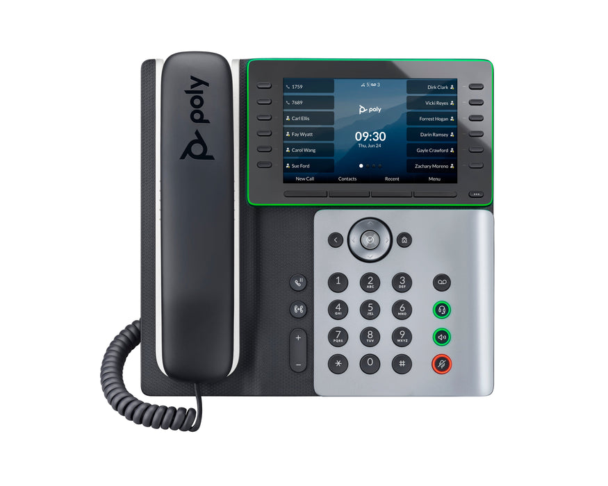EAN 0197497341423 - HP Poly Edge E500 IP Phone and PoE-enabled teléfono IP Negro 12 líneas IPS imagen 1