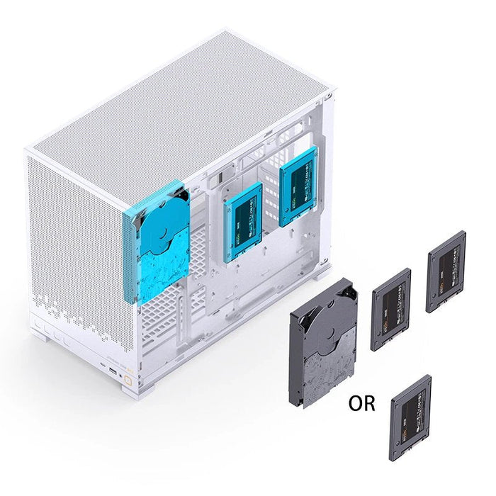 Caja Micro-Atx Jonsbo D32 Std Cristal Templado Blanco