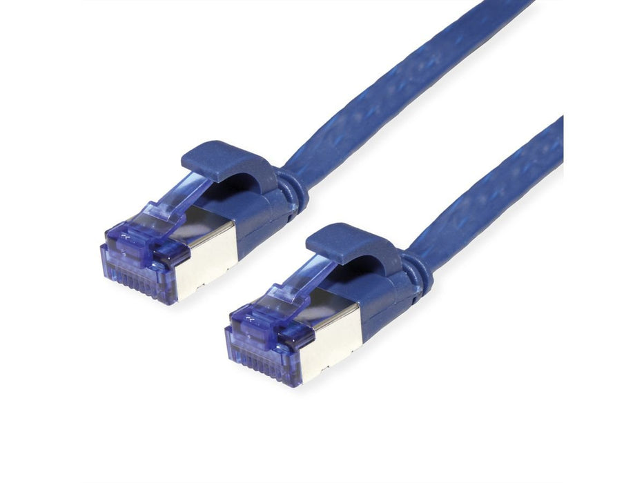 Value Cable De Red Cat.6a (Class Ea) Ftp, Extra-Flach, Blau, 3 M