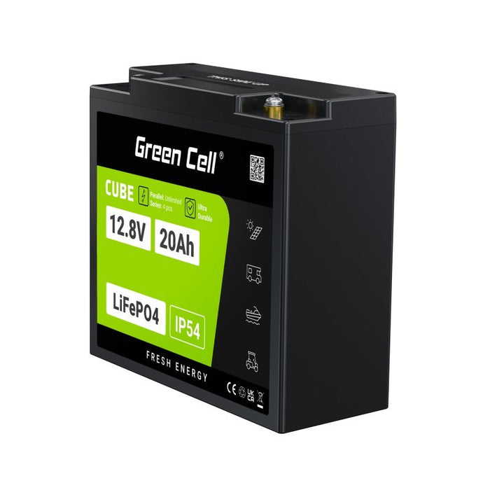 EAN 5904326374874 - Green Cell LFPGC12V20AH batería para sistema ups Fosfato de hierro-litio (LiFePo4) 12,8 V 20 Ah imagen 10