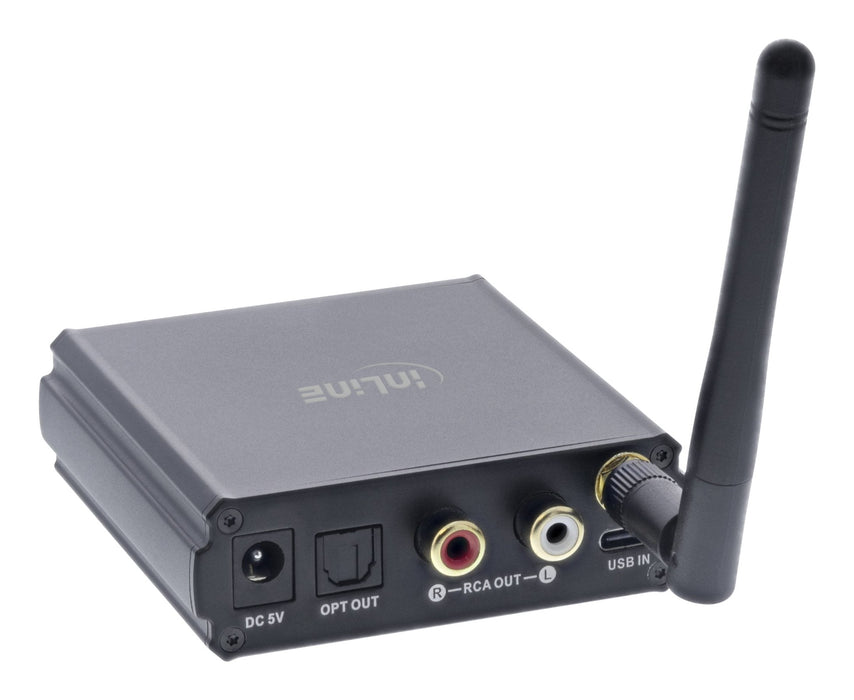 Inline® Bluetooth 5.1 Hifi Receiver & Usb Dac, With Lcd