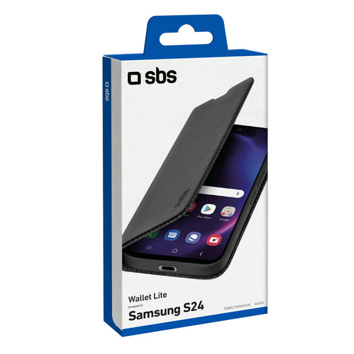 EAN 8018417466526 - SBS TEBKLITESAS24K funda para teléfono móvil 15,8 cm (6.2") Funda cartera Negro imagen 2
