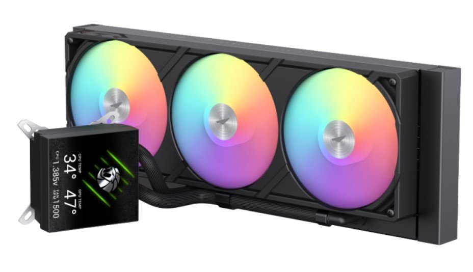 Gamemax  Cpu Liquid Cooler  Glacier 360 Lcd  Black