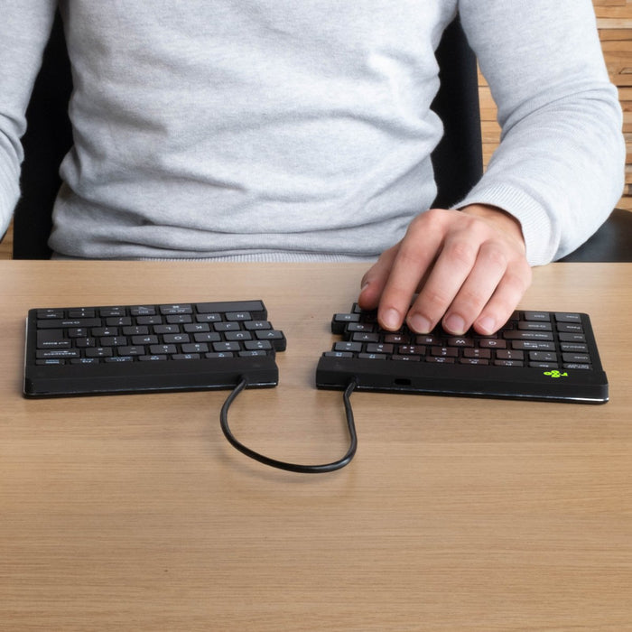EAN 8719274492337 - R-Go Tools R-Go Split Break v2 teclado Universal USB + RF Wireless + Bluetooth QWERTY Italiano Negro imagen 3
