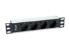 EAN 4015867223093 - Equip 333311 unidad de distribución de energía (PDU) 4 salidas AC 1U Negro, Plata imagen 1