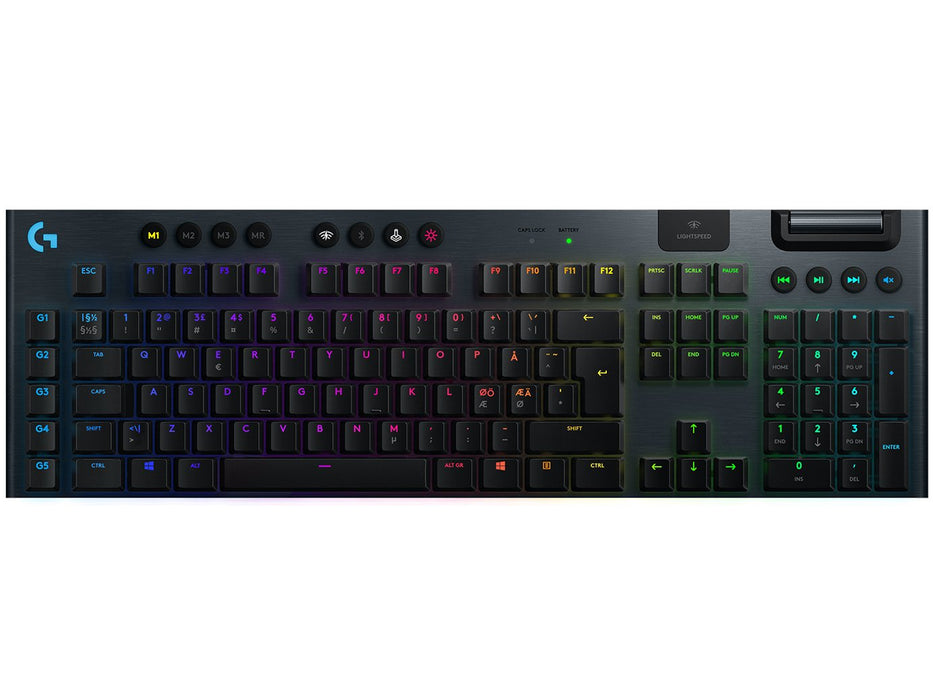 EAN 5099206080607 - Logitech G 920-008907 teclado Juego RF Wireless + Bluetooth QWERTY Nórdico Negro imagen 1