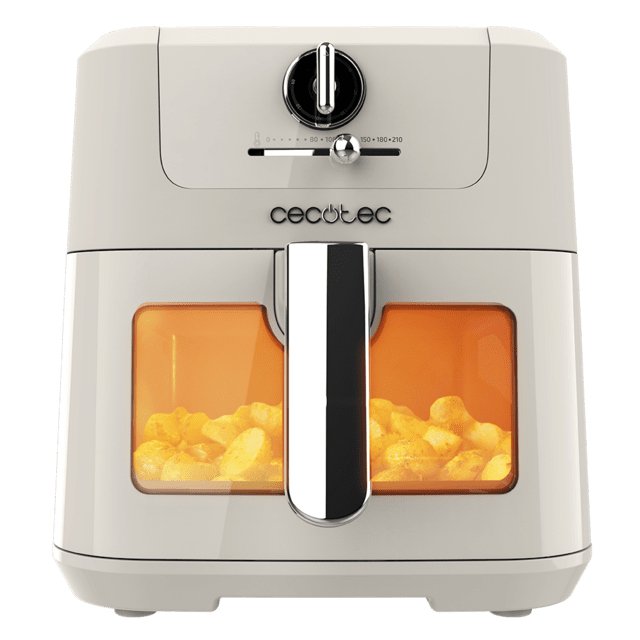 EAN 8435484049535 - Cecotec Antique 5000 Window Sencillo 5 L Independiente 1500 W Freidora de aire caliente Blanco imagen 1