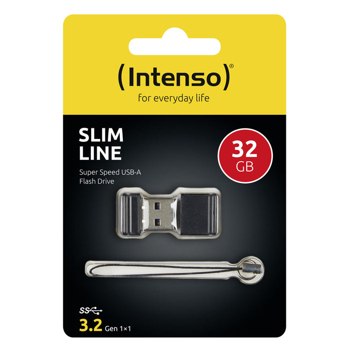 EAN 4034303019984 - Intenso Slim Line unidad flash USB 32 GB USB tipo A 3.2 Gen 1 (3.1 Gen 1) Negro imagen 3