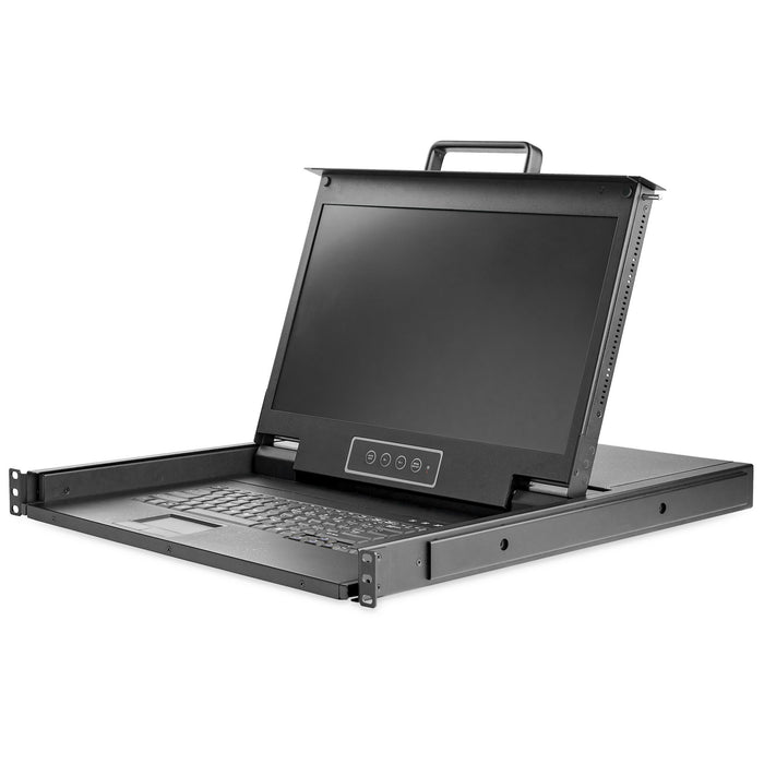 EAN 0065030872478 - StarTech.com RKCONS17HD consola de rack 43,9 cm (17.3") 1920 x 1080 Pixeles Acero Negro imagen 1