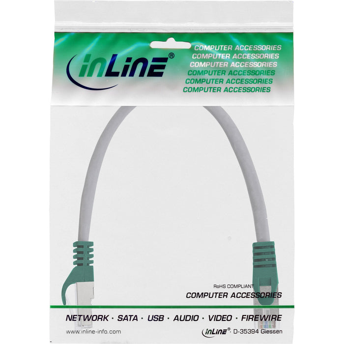 Inline 4043718163304 Cable De Red Gris 0,25 M Cat5e Sf/Utp (S-Ftp)