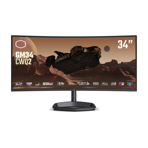 EAN 4719512141762 - Cooler Master Gaming GM34-CWQ2 pantalla para PC 86,4 cm (34") 3440 x 1440 Pixeles UltraWide Quad HD LED N imagen 1