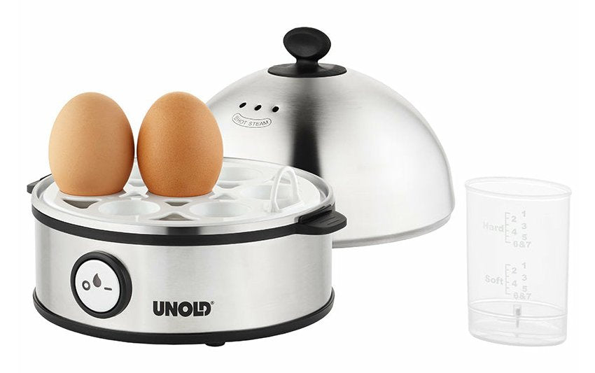 EAN 4011689386268 - Unold 38626 cuecehuevos 7 huevos 360 W Negro, Acero inoxidable imagen 2