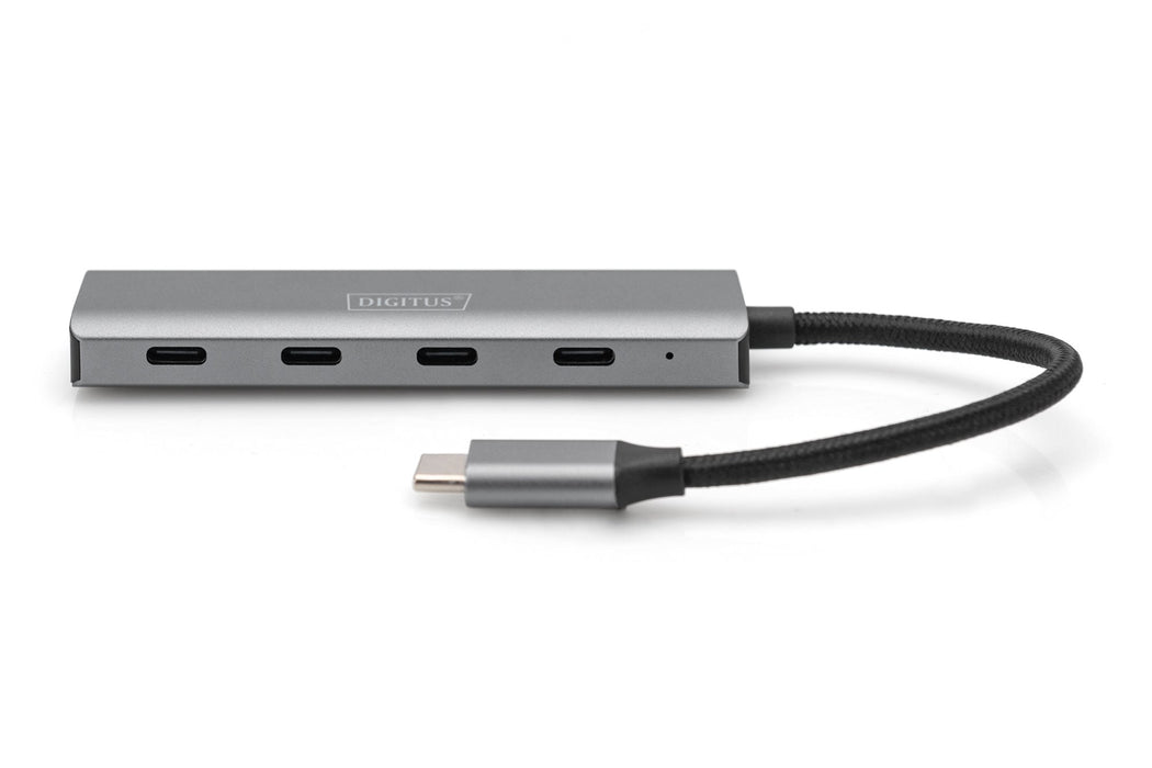 EAN 4016032485773 - Digitus DA-70246 hub de interfaz USB 3.2 Gen 1 (3.1 Gen 1) Type-C 5000 Mbit/s Gris imagen 4
