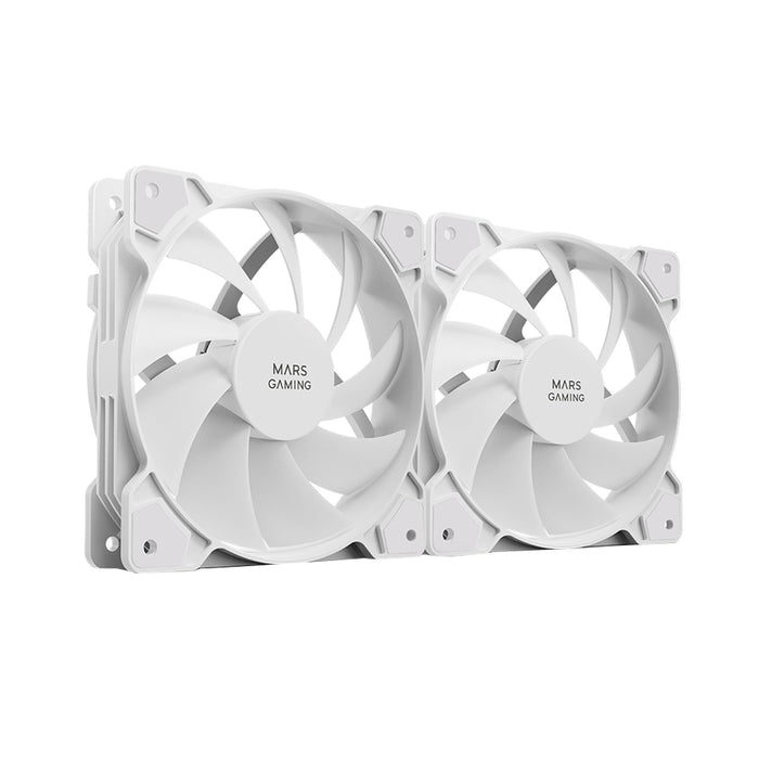 EAN 8435693102786 - Mars Gaming MFPROX2W sistema de refrigeración para ordenador Carcasa del ordenador Ventilador 12 cm 2 pie imagen 1