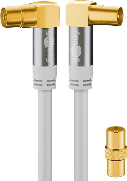 EAN 4040849704222 - Wentronic 70422 cable coaxial 5 m Blanco imagen 1