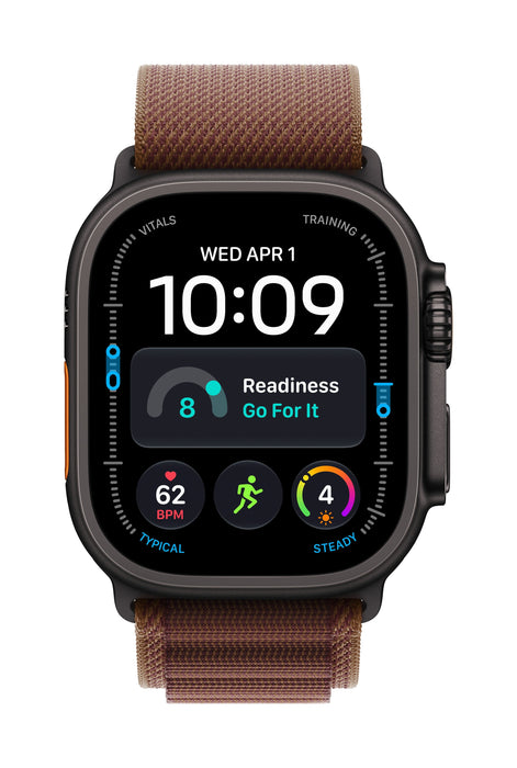 Apple Watch Ultra 4 (2026) Gps+Cel 49mm Caja De Titanio Negro Correa Alpine Loop Burdeos Talla M Siri Ai