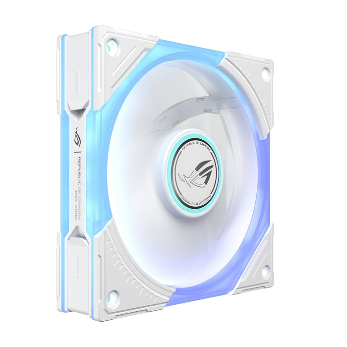 Ventilador Pc Asus Rog Eurux Gr120 Fan Argb Reverse Blanco 3in1