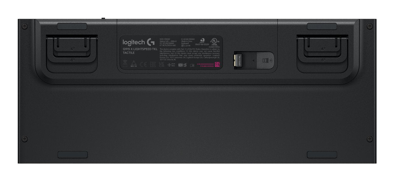 EAN 5099206121836 - Logitech G G915 X LIGHTSPEED teclado Juego USB + RF Wireless + Bluetooth AZERTY Francés Negro imagen 5