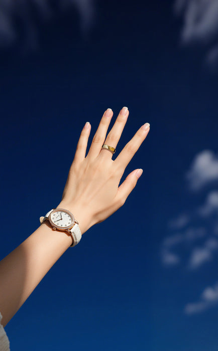 Anillo Inteligente Ringconn Gen2 Para Mujeres Y Hombres - Portátil Para El Seguimiento Del Sueño Y La Actividad Física - Frecuencia Cardíaca - Color Plata Futuro, Talla 9