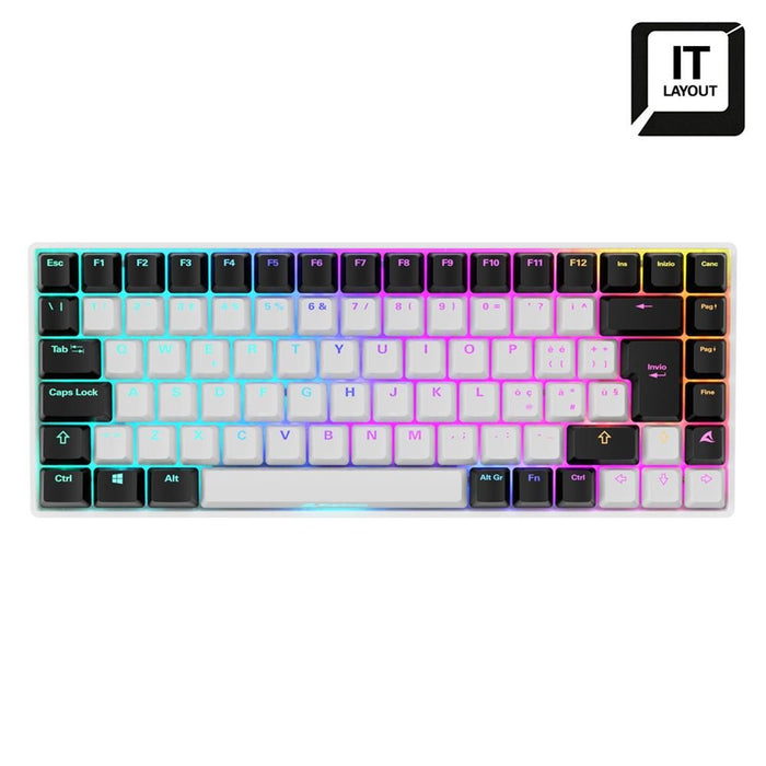 EAN 4044951039692 - Sharkoon SKILLER SGK50 S3 teclado Juego USB QWERTY Italiano Blanco imagen 1